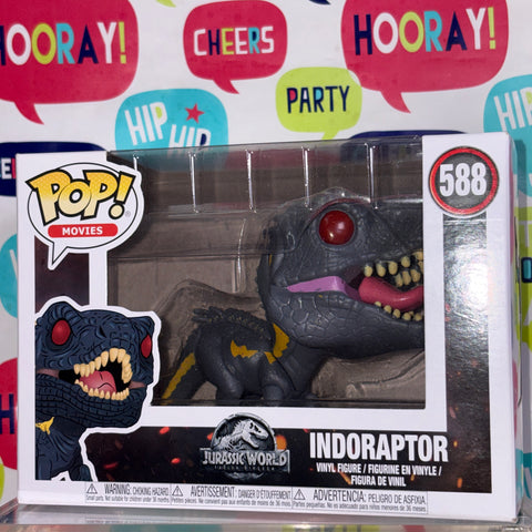 Indoraptor - Jurassic Park Funko Pop 588 Vinyl Figure (11.4 Cm L × 8.9 Cm W × 15.9 Cm H)