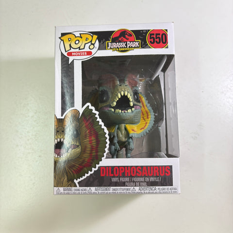 Dilophosaurus - Jurassic Park Funko Pop 550 Vinyl Figure (11.4 Cm L × 8.9 Cm W × 15.9 Cm H)