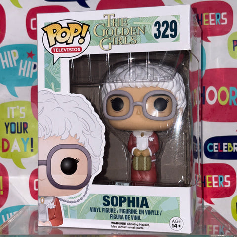 BOX FLAWS VIEW PHOTOS Sophia - Golden Girls Funko Pop 329 Vinyl Figure (11.4 Cm L × 8.9 Cm W × 15.9 Cm H)
