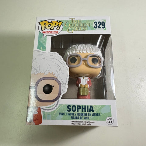 BOX FLAWS VIEW PHOTOS Sophia - Golden Girls Funko Pop 329 Vinyl Figure (11.4 Cm L × 8.9 Cm W × 15.9 Cm H)