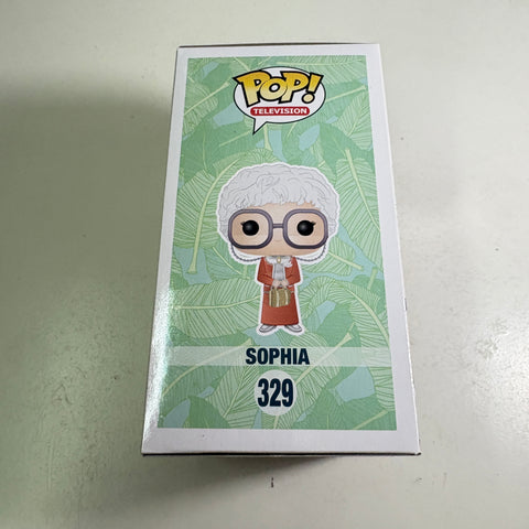 BOX FLAWS VIEW PHOTOS Sophia - Golden Girls Funko Pop 329 Vinyl Figure (11.4 Cm L × 8.9 Cm W × 15.9 Cm H)