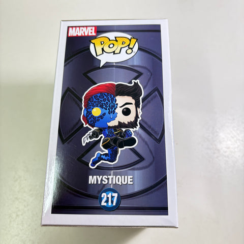 BOX FLAWS VIEW PHOTOS Mystique - Marvel Funko Pop 217 Vinyl Figure Exclusive