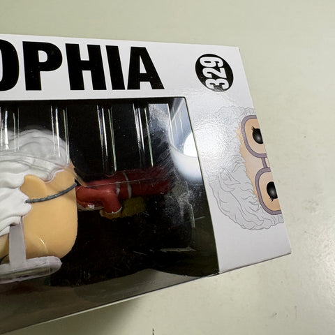 BOX FLAWS VIEW PHOTOS Sophia - Golden Girls Funko Pop 329 Vinyl Figure (11.4 Cm L × 8.9 Cm W × 15.9 Cm H)