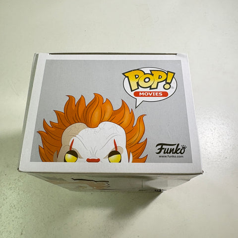 Pennywise with Teeth - IT Funko Pop 473 Vinyl Figure (11.4 Cm L × 8.9 Cm W × 15.9 Cm H)