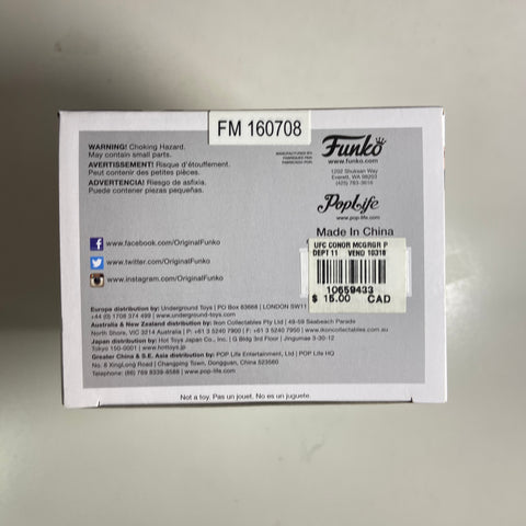 UFC - Conor Mcgregor Funko Pop 01