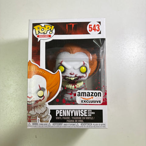 Pennywise with Severed Arm - IT Funko Pop 543 Vinyl Figure (11.4 Cm L × 8.9 Cm W × 15.9 Cm H)