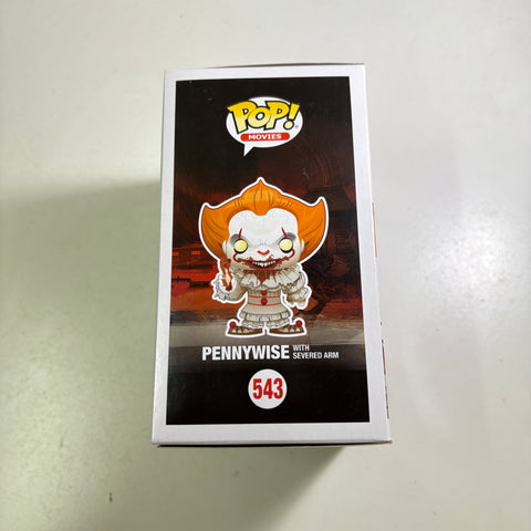 Pennywise with Severed Arm - IT Funko Pop 543 Vinyl Figure (11.4 Cm L × 8.9 Cm W × 15.9 Cm H)