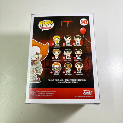 Pennywise with Severed Arm - IT Funko Pop 543 Vinyl Figure (11.4 Cm L × 8.9 Cm W × 15.9 Cm H)