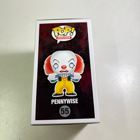 BOX FLAWS VIEW PHOTOS Pennywise - IT Funko Pop 55 Vinyl Figure (11.4 Cm L × 8.9 Cm W × 15.9 Cm H)