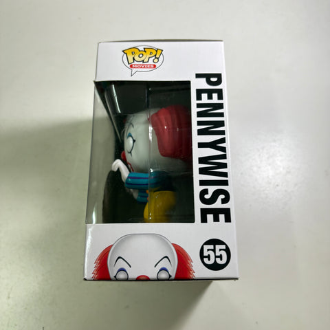 BOX FLAWS VIEW PHOTOS Pennywise - IT Funko Pop 55 Vinyl Figure (11.4 Cm L × 8.9 Cm W × 15.9 Cm H)