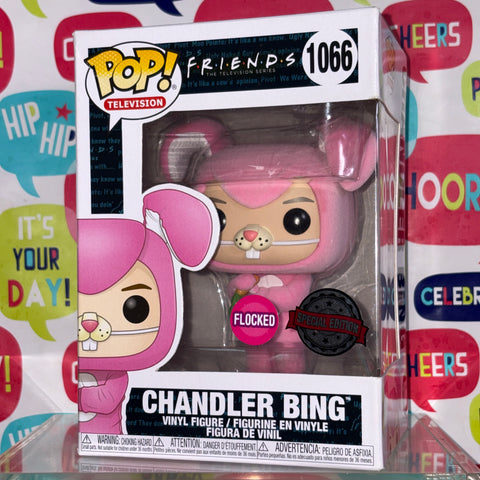Chandler Bing FLOCKED - Friends Funko Pop 1066 Vinyl Figure (11.4 Cm L × 8.9 Cm W × 15.9 Cm H)