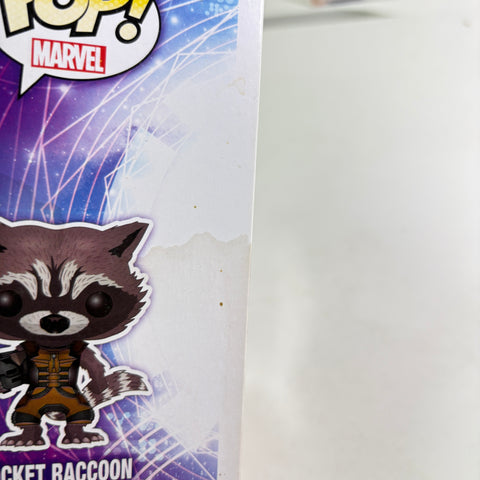 WATER DAMAGE VIEW PHOTOS Rocket Raccoon - Guardians of The Galaxy Marvel Funko Pop 48 Vinyl Figure