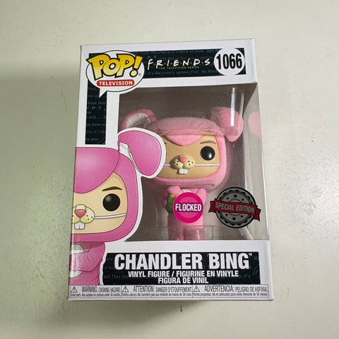 Chandler Bing FLOCKED - Friends Funko Pop 1066 Vinyl Figure (11.4 Cm L × 8.9 Cm W × 15.9 Cm H)