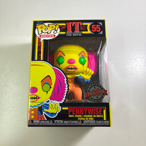 Pennywise BLACKLIGHT - IT Funko Pop Vinyl Figure (11.4 Cm L × 8.9 Cm W × 15.9 Cm H)
