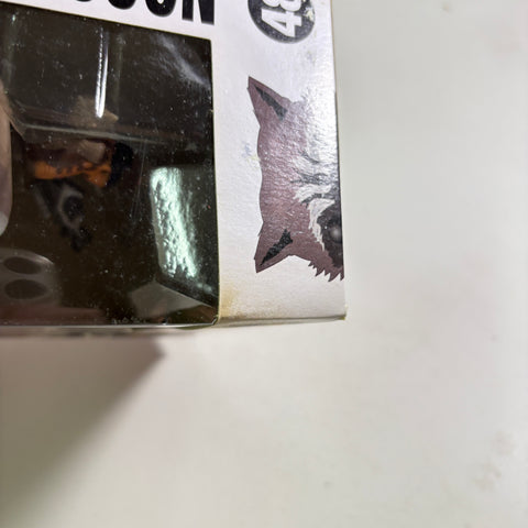 WATER DAMAGE VIEW PHOTOS Rocket Raccoon - Guardians of The Galaxy Marvel Funko Pop 48 Vinyl Figure