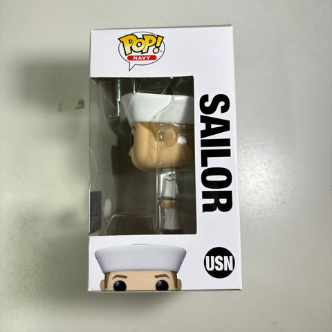 Navy - Sailor Funko Pop USN Whte Uniform Male Pop with a Purpose