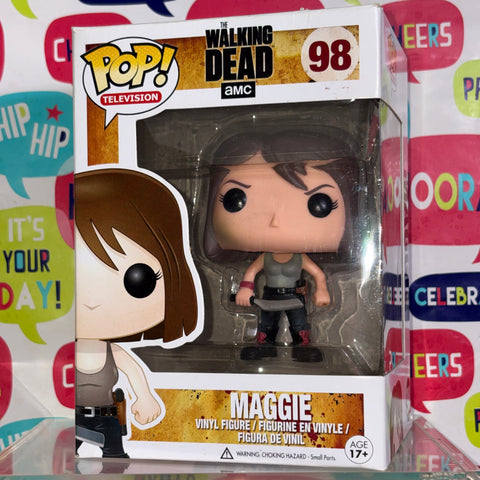 Maggie - Walking Dead Funko Pop 98 Vinyl Figure (11.4 Cm L × 8.9 Cm W × 15.9 Cm H)