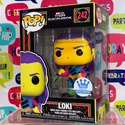 Loki Blacklight - Marvel Funko Pop 242 Vinyl Figure Exclusive