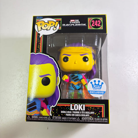 Loki Blacklight - Marvel Funko Pop 242 Vinyl Figure Exclusive