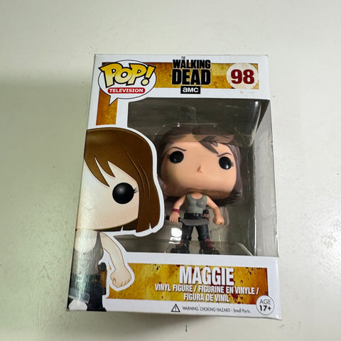 Maggie - Walking Dead Funko Pop 98 Vinyl Figure (11.4 Cm L × 8.9 Cm W × 15.9 Cm H)