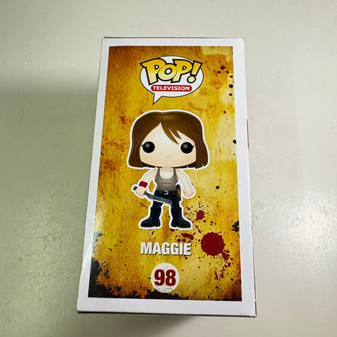 Maggie - Walking Dead Funko Pop 98 Vinyl Figure (11.4 Cm L × 8.9 Cm W × 15.9 Cm H)