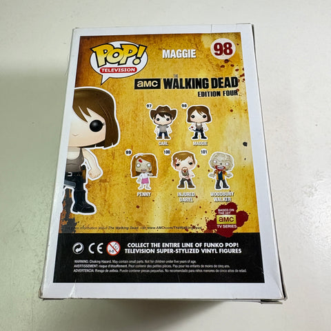 Maggie - Walking Dead Funko Pop 98 Vinyl Figure (11.4 Cm L × 8.9 Cm W × 15.9 Cm H)