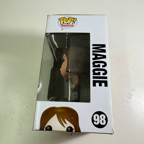 Maggie - Walking Dead Funko Pop 98 Vinyl Figure (11.4 Cm L × 8.9 Cm W × 15.9 Cm H)