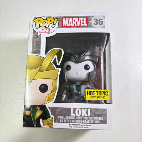 Loki (Black and White) - Marvel Funko Pop 36 Vinyl Figure Exclusive