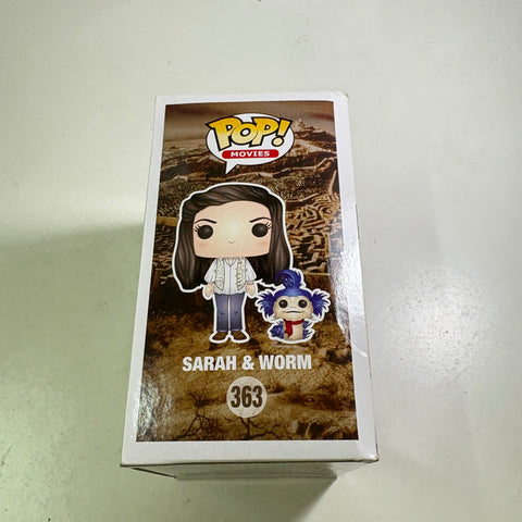WATER BOX DAMAGE Sarah & Worm - Labyrinth Funko Pop 363 Vinyl Figure (11.4 Cm L × 8.9 Cm W × 15.9 Cm H)