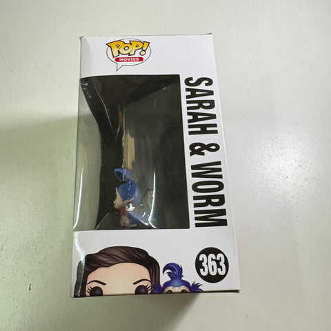 WATER BOX DAMAGE Sarah & Worm - Labyrinth Funko Pop 363 Vinyl Figure (11.4 Cm L × 8.9 Cm W × 15.9 Cm H)