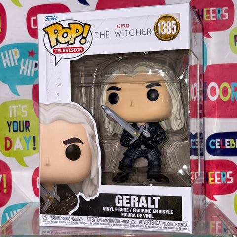 Geralt - The Witcher Funko Pop 1385 Vinyl Figure (11.4 Cm L × 8.9 Cm W × 15.9 Cm H)