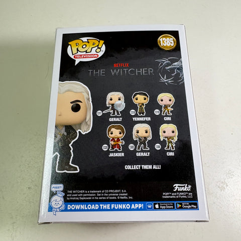 Geralt - The Witcher Funko Pop 1385 Vinyl Figure (11.4 Cm L × 8.9 Cm W × 15.9 Cm H)