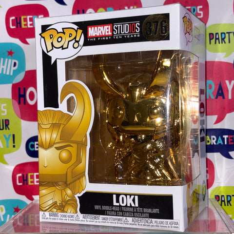 BOX FLAWS VIEW PHOTOS Loki GOLD - Marvel Funko Pop 376 Vinyl Figure