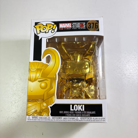 BOX FLAWS VIEW PHOTOS Loki GOLD - Marvel Funko Pop 376 Vinyl Figure