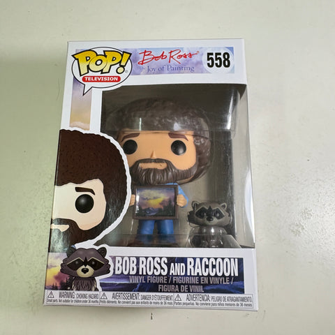 BOX FLAWS VIEW PHOTOS Bob Ross - Funko Pop 558 Vinyl Figure (11.4 Cm L × 8.9 Cm W × 15.9 Cm H)
