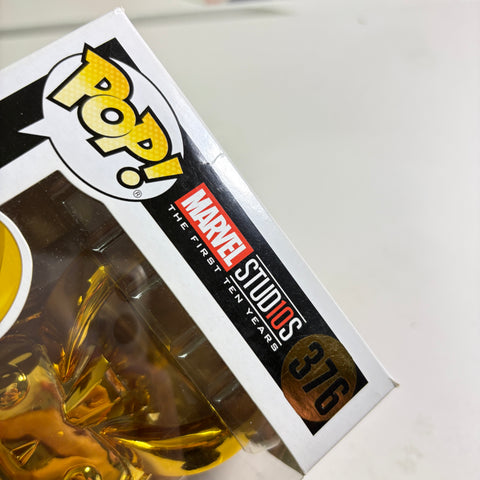 BOX FLAWS VIEW PHOTOS Loki GOLD - Marvel Funko Pop 376 Vinyl Figure