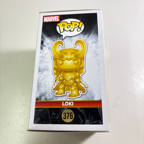 BOX FLAWS VIEW PHOTOS Loki GOLD - Marvel Funko Pop 376 Vinyl Figure