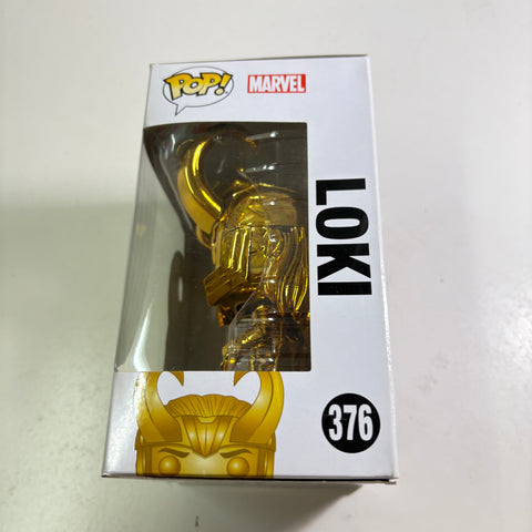 BOX FLAWS VIEW PHOTOS Loki GOLD - Marvel Funko Pop 376 Vinyl Figure
