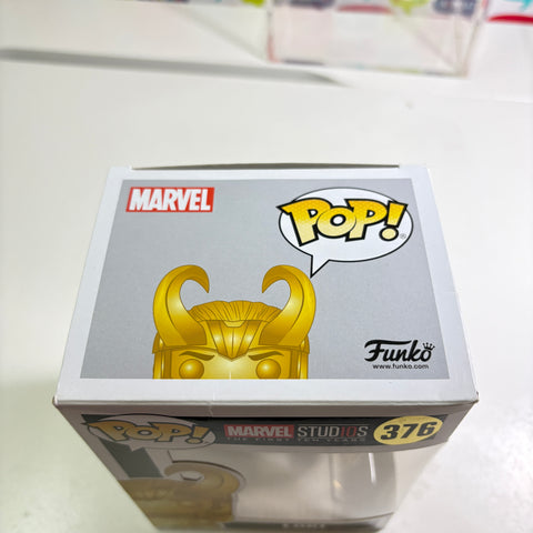 BOX FLAWS VIEW PHOTOS Loki GOLD - Marvel Funko Pop 376 Vinyl Figure