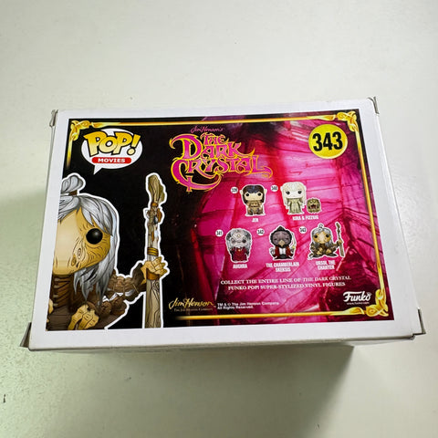SEVERE/WATER BOX DAMAGE Aughra - The Dark Crystal Funko Pop 341 Vinyl Figure (11.4 Cm L × 8.9 Cm W × 15.9 Cm H)