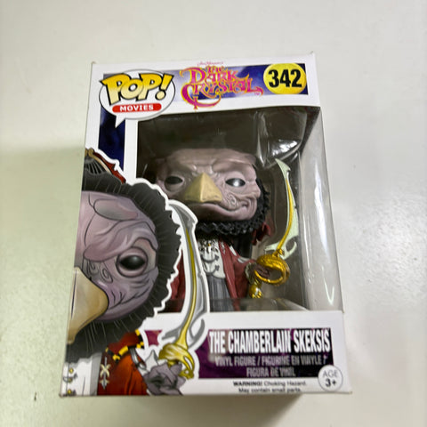 SEVERE/WATER BOX DAMAGE The Chamberlain Skeksis - The Dark Crystal Funko Pop 342 Vinyl Figure (11.4 Cm L × 8.9 Cm W × 15.9 Cm H)