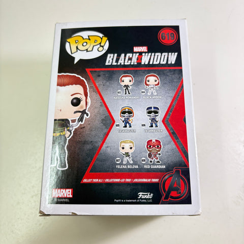 BOX FLAWS VIEW PHOTOS Black Widow - Marvel Funko Pop 619 Vinyl Figure Exclusive