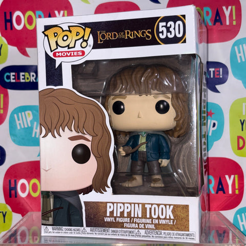 SEVERE/WATER BOX DAMAGE Pippin Took - Lord of the Rings Funko Pop 530 Vinyl Figure (11.4 Cm L × 8.9 Cm W × 15.9 Cm H)