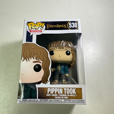 SEVERE/WATER BOX DAMAGE Pippin Took - Lord of the Rings Funko Pop 530 Vinyl Figure (11.4 Cm L × 8.9 Cm W × 15.9 Cm H)
