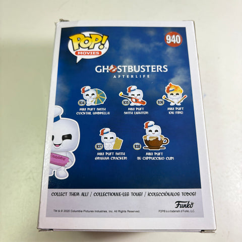 Mini Puft with Ice Cream Scoop - Ghostbusters Funko Pop 940 Vinyl Figure (11.4 Cm L × 8.9 Cm W × 15.9 Cm H)