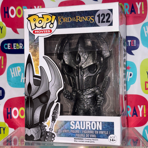 BOX DAMAGE VIEW PHOTOS Sauron - Lord of the Rings Funko Pop 122 Vinyl Figure (11.4 Cm L × 8.9 Cm W × 15.9 Cm H)