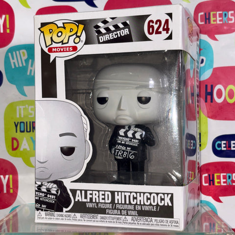 BOX FLAWS VIEW PHOTOS Alfred Hitchcock - Funko Pop 624 Vinyl Figure (11.4 Cm L × 8.9 Cm W × 15.9 Cm H)