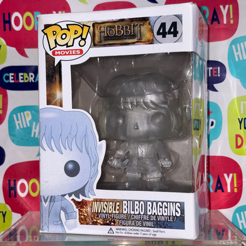 BOX FLAWS VIEW PHOTOS Bilbo Baggins (Invisible) - Lord of the Rings Hobbit Funko Pop 44 Vinyl Figure (11.4 Cm L × 8.9 Cm W × 15.9 Cm H)