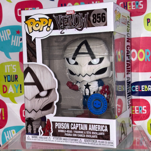 Poison Captain America - Venom Marvel Funko Pop 856 Vinyl Figure Exclusive