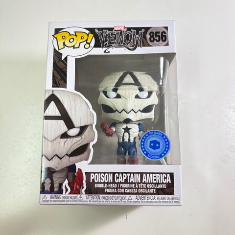 Poison Captain America - Venom Marvel Funko Pop 856 Vinyl Figure Exclusive